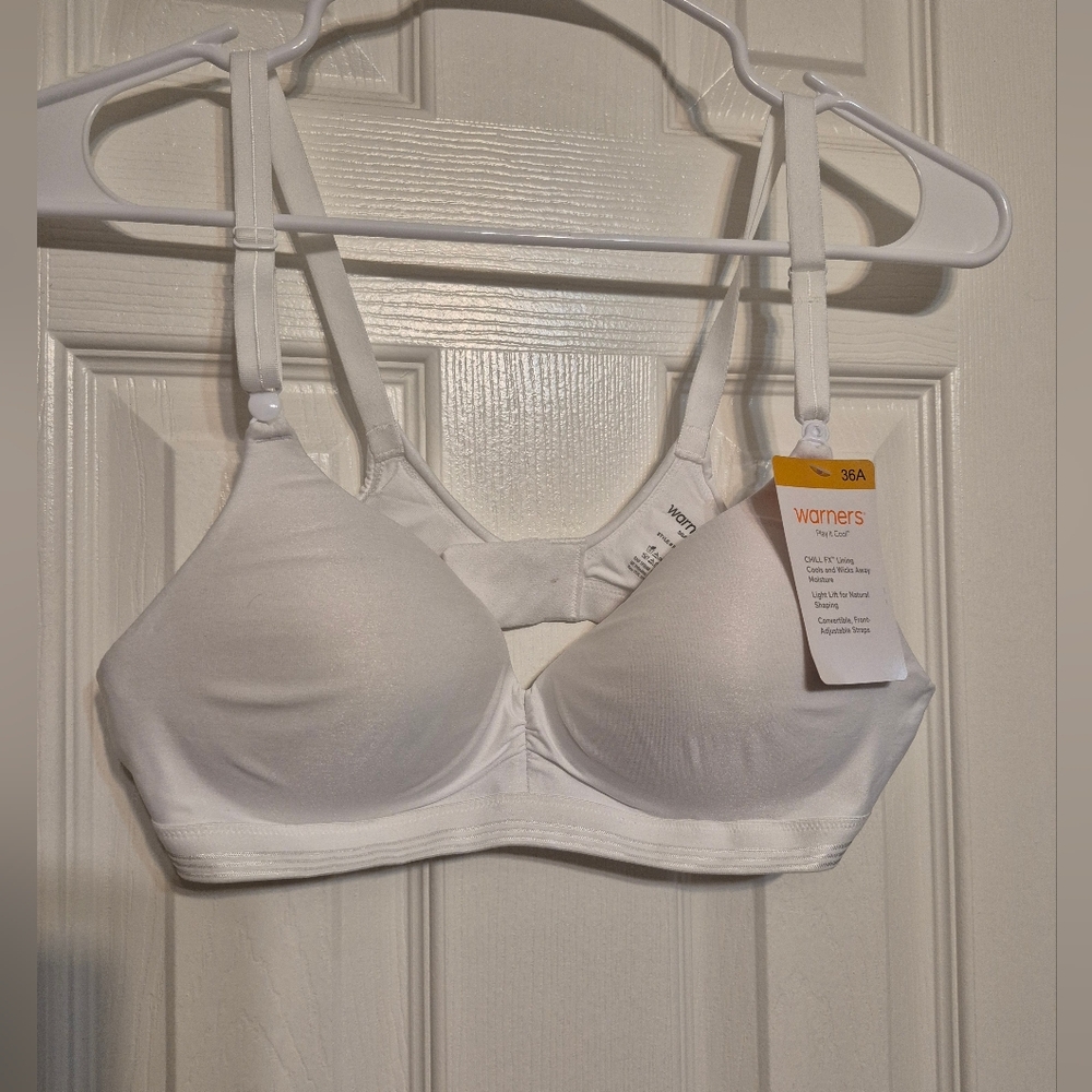 Warner's Classic White Bra